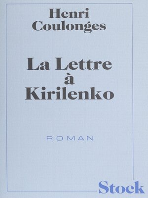 cover image of La Lettre à Kirilenko